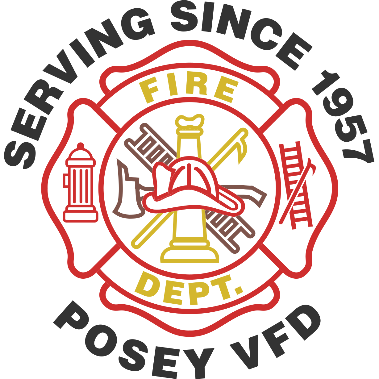 Posey Township Volunteer Fire Department logo